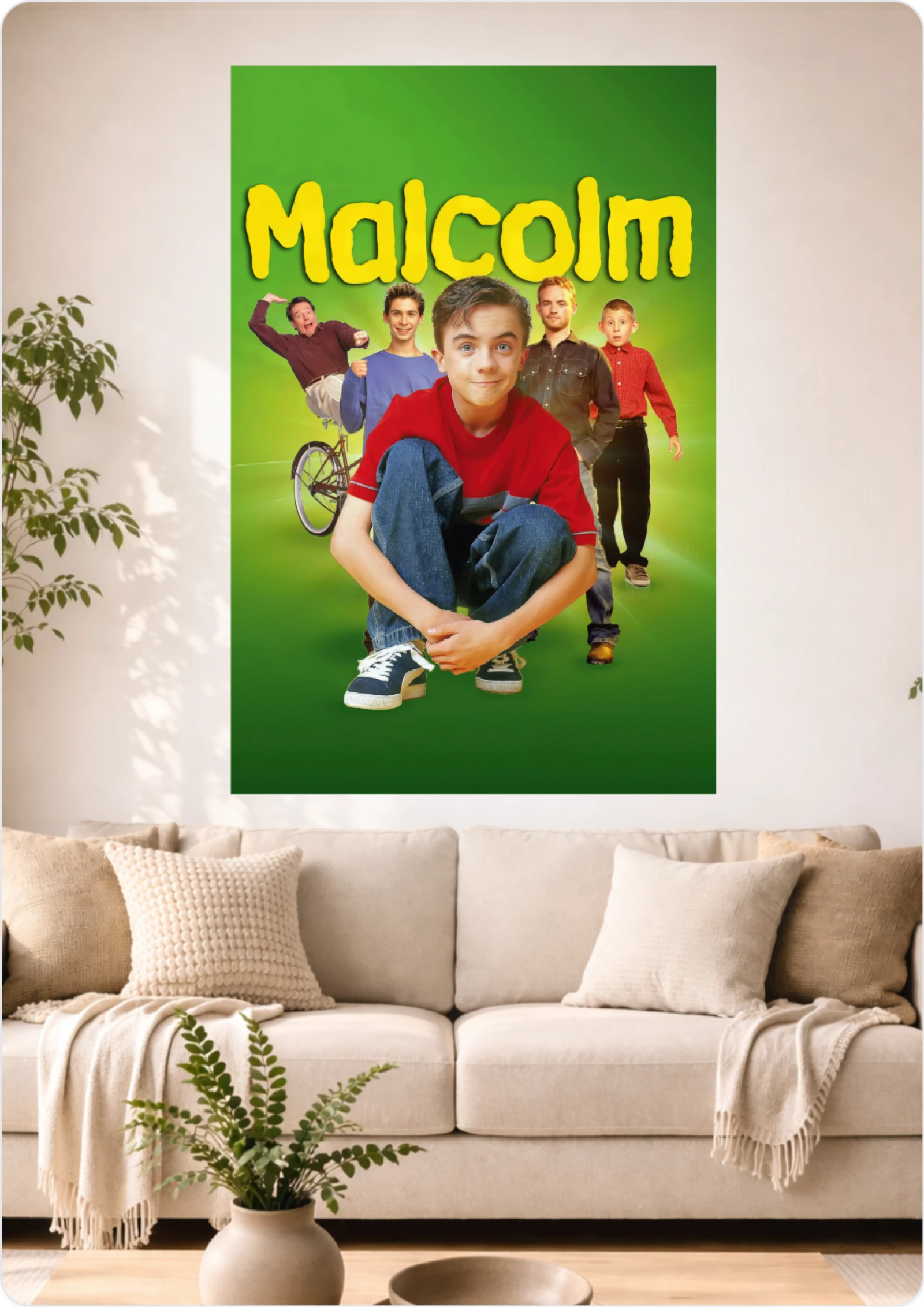 Affiche Malcolm – Format A3 – Décoration murale série TV